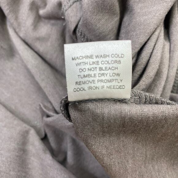 Stella Carakasi Asymmetrical Hem Dress Womens Sz S Long Sleeve Lagenlook Stretch - Picture 8 of 9